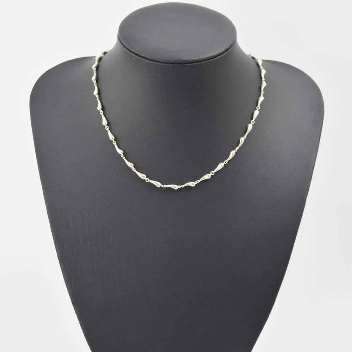 H 1円スタート TIFFANY&Co . ティファニー ティアドロップ チェーン 