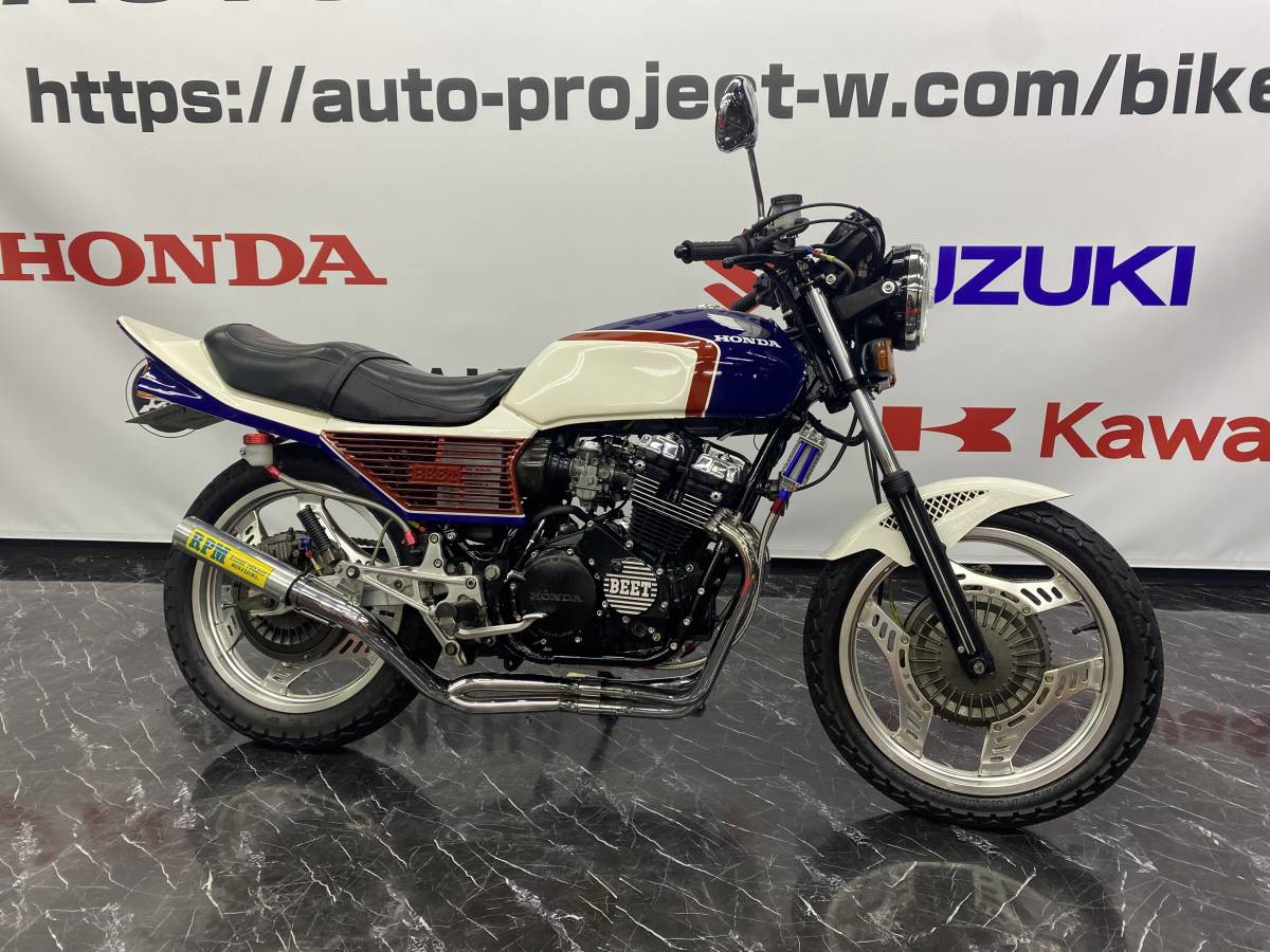 cbx400f 青白1型 BEET エンジン フルOH済み車両 車検あり cbx550f