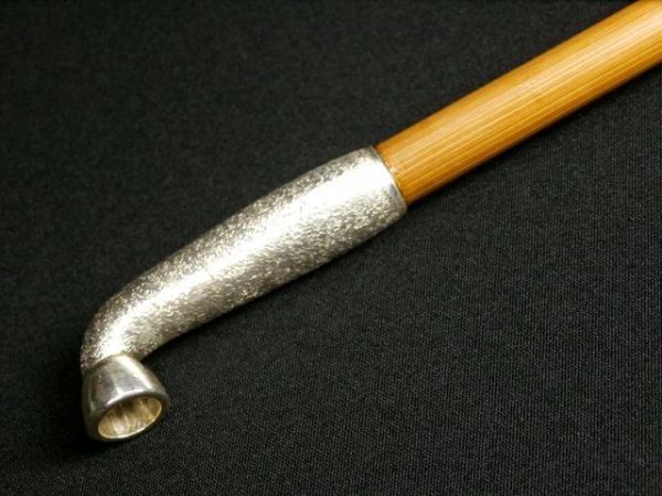 美術品・アンティーク・コレクション ベ*ダ様 【純銀】 煙管