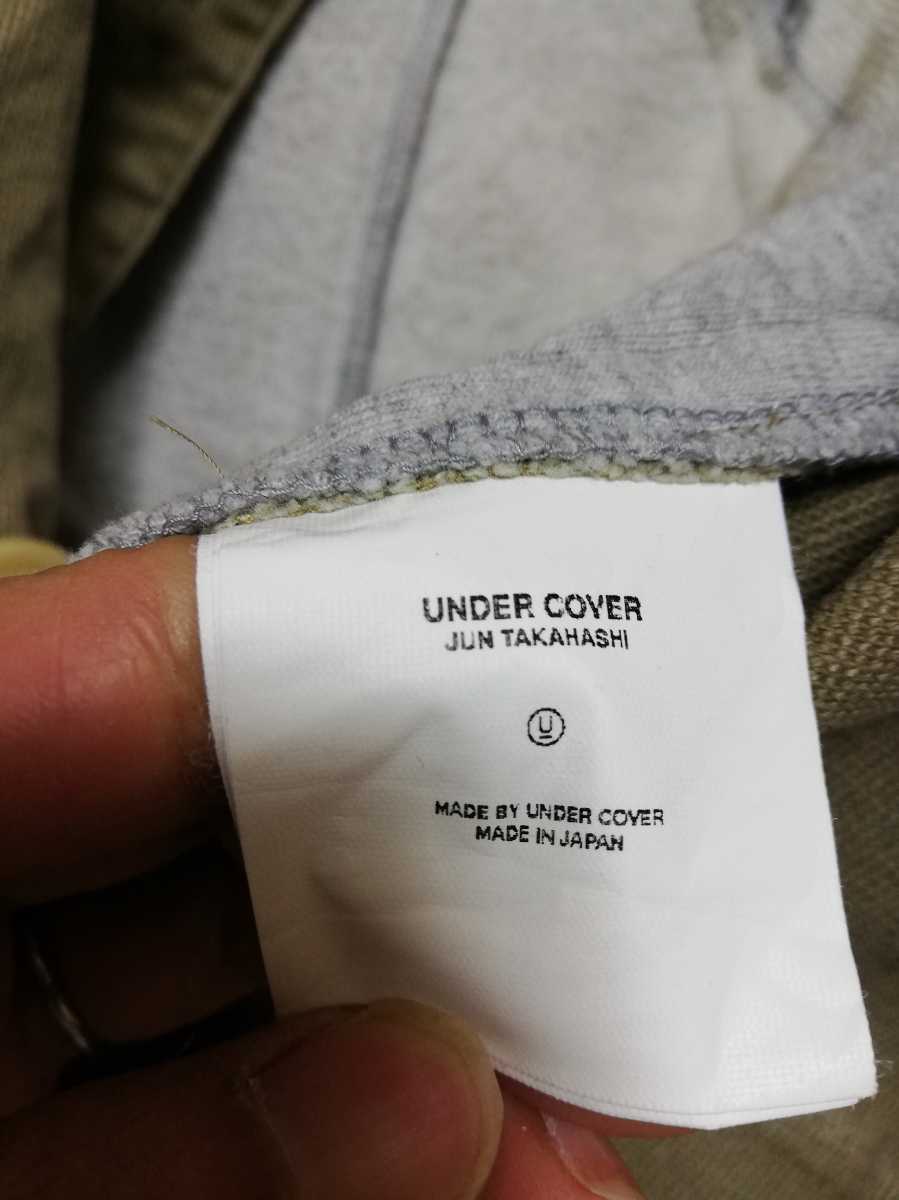 2004SS UNDERCOVER Languid期 アナーキーマークスウェット UNDERCOVER 2004SS languid 再構築 スウェット切替 ジャケット