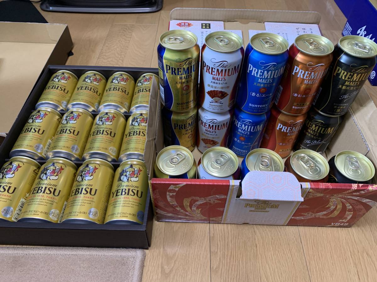 プレミアムモルツ・ヱビス6種アソート プレミアムビールのお中元｜ザ