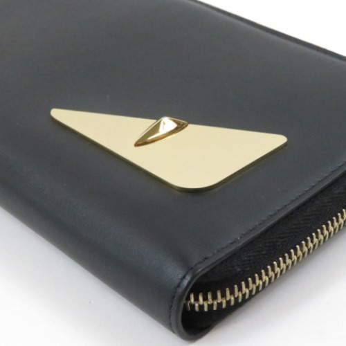 54976★1円スタート★FENDI フェンディ 新品同様美品 モンスター　トラベルケース ラウンドファスナー長財布 レザー ブラック レディース | フェンディ、100周年を迎える2025年の幕開けを祝い、「フェンディ フェンディ（FENDI）2026-27秋冬コレクション カーサ フェンディが新作バッグ「FENDI Origami」を発売！