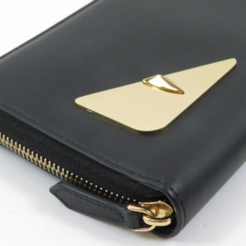 54976★1円スタート★FENDI フェンディ 新品同様美品 モンスター　トラベルケース ラウンドファスナー長財布 レザー ブラック レディース | フェンディ、100周年を迎える2025年の幕開けを祝い、「フェンディ フェンディ（FENDI）2026-27秋冬コレクション カーサ フェンディが新作バッグ「FENDI Origami」を発売！