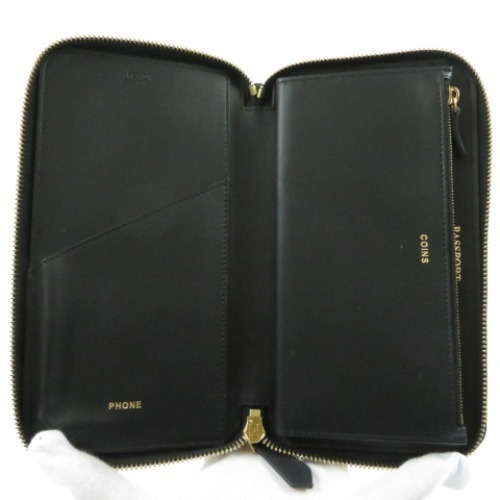 54976★1円スタート★FENDI フェンディ 新品同様美品 モンスター　トラベルケース ラウンドファスナー長財布 レザー ブラック レディース | フェンディ、100周年を迎える2025年の幕開けを祝い、「フェンディ フェンディ（FENDI）2026-27秋冬コレクション カーサ フェンディが新作バッグ「FENDI Origami」を発売！