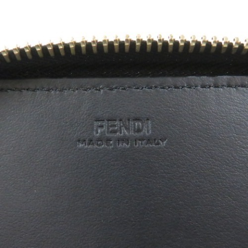 54976★1円スタート★FENDI フェンディ 新品同様美品 モンスター　トラベルケース ラウンドファスナー長財布 レザー ブラック レディース | フェンディ、100周年を迎える2025年の幕開けを祝い、「フェンディ フェンディ（FENDI）2026-27秋冬コレクション カーサ フェンディが新作バッグ「FENDI Origami」を発売！