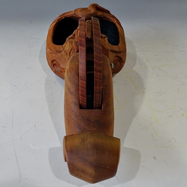 墨壺鶴亀欅約27cm 大工 墨壺鶴亀欅約27cm 大工