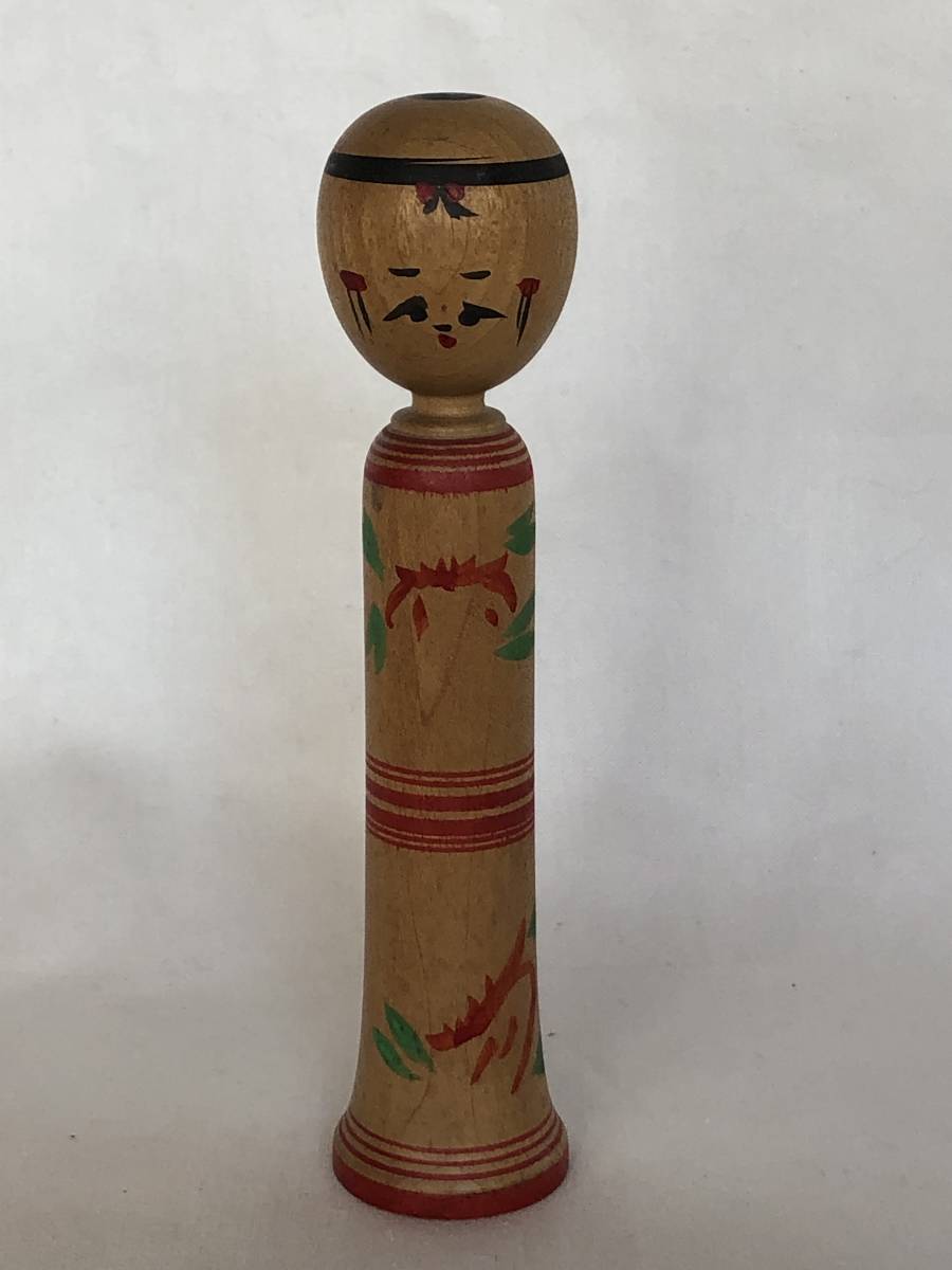 伝統こけし　津軽系　村井操　作品（18.5ｃｍ）