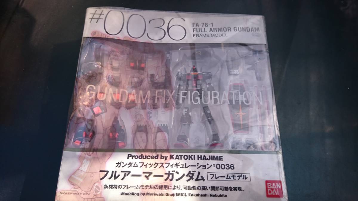 バンダイ 1/144 ガンダムフィックスフィギュレーション GUNDAM FIX FIGURATION #0036 フルアーマーガンダム フレームモデル ジャンク