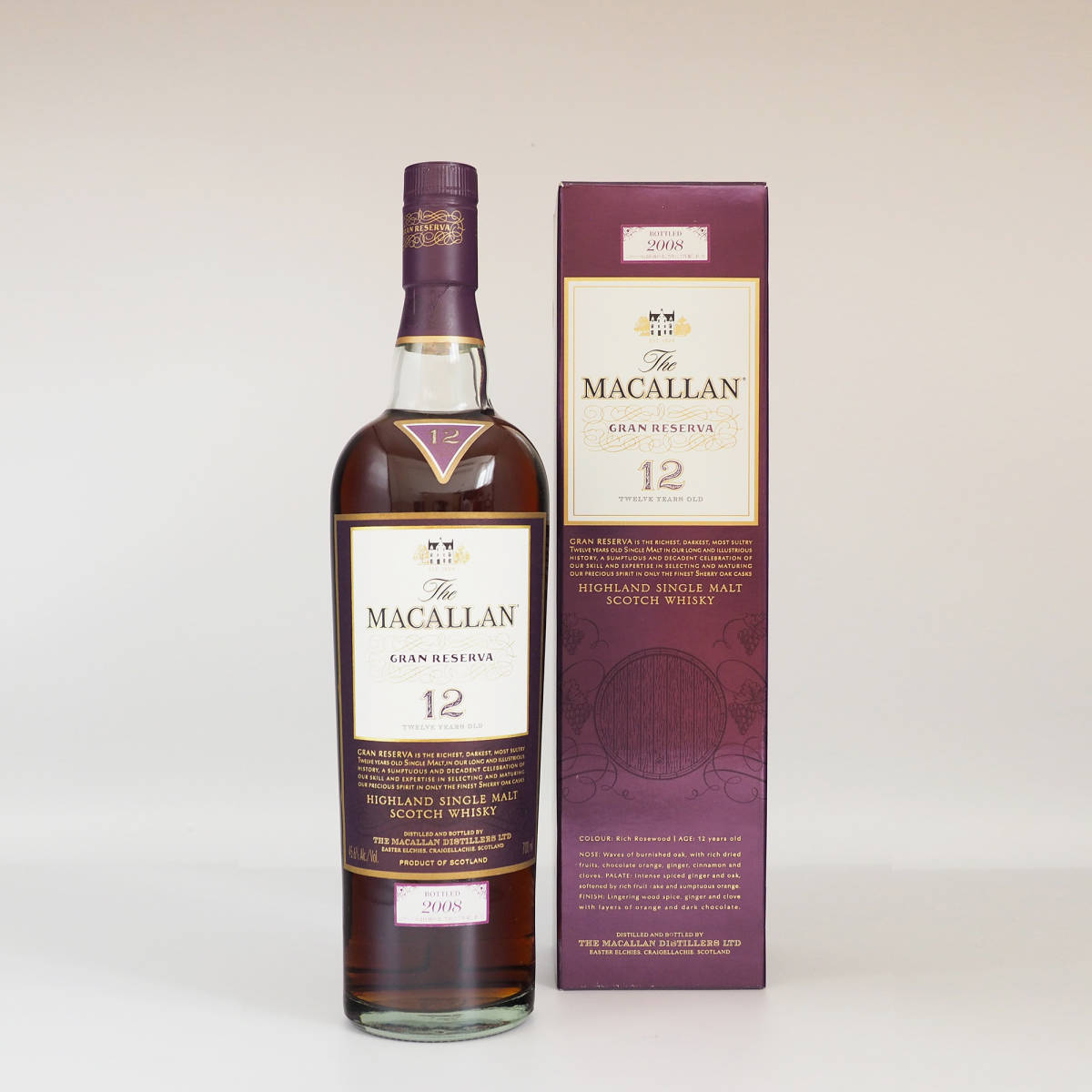 マッカラン グランレゼルバ 12年 2008 12年 グランレゼルバ マッカラン