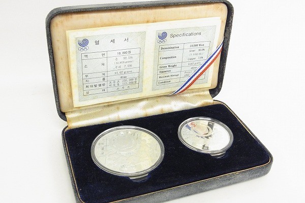【新作，限定SALE】 M321-Y2-3315 韓国 1988 オリンピック 記念硬貨 メダル 現状品①(雑貨)｜売買されたオークション情報、yahooの商品情報をアーカイブ公開 - オークファン その他