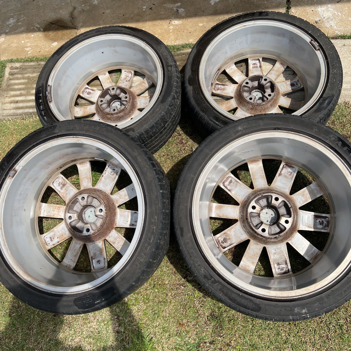 送料無料】プジョー207純正アルミホイール PCD108 7J 17インチ 