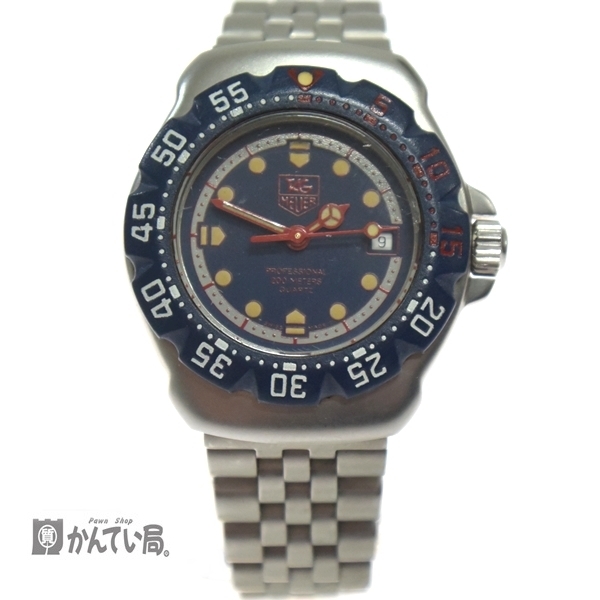 100%新品，SALE TAG-HEUER タグホイヤー フォーミュラ1 プロフェッショナル WA1410 クォーツ時計 腕時計 SS ネイビー 稼働品 デイト フォーミュラワン(フォーミュラ)｜売買されたオークション情報、yahooの商品情 フォーミュラ