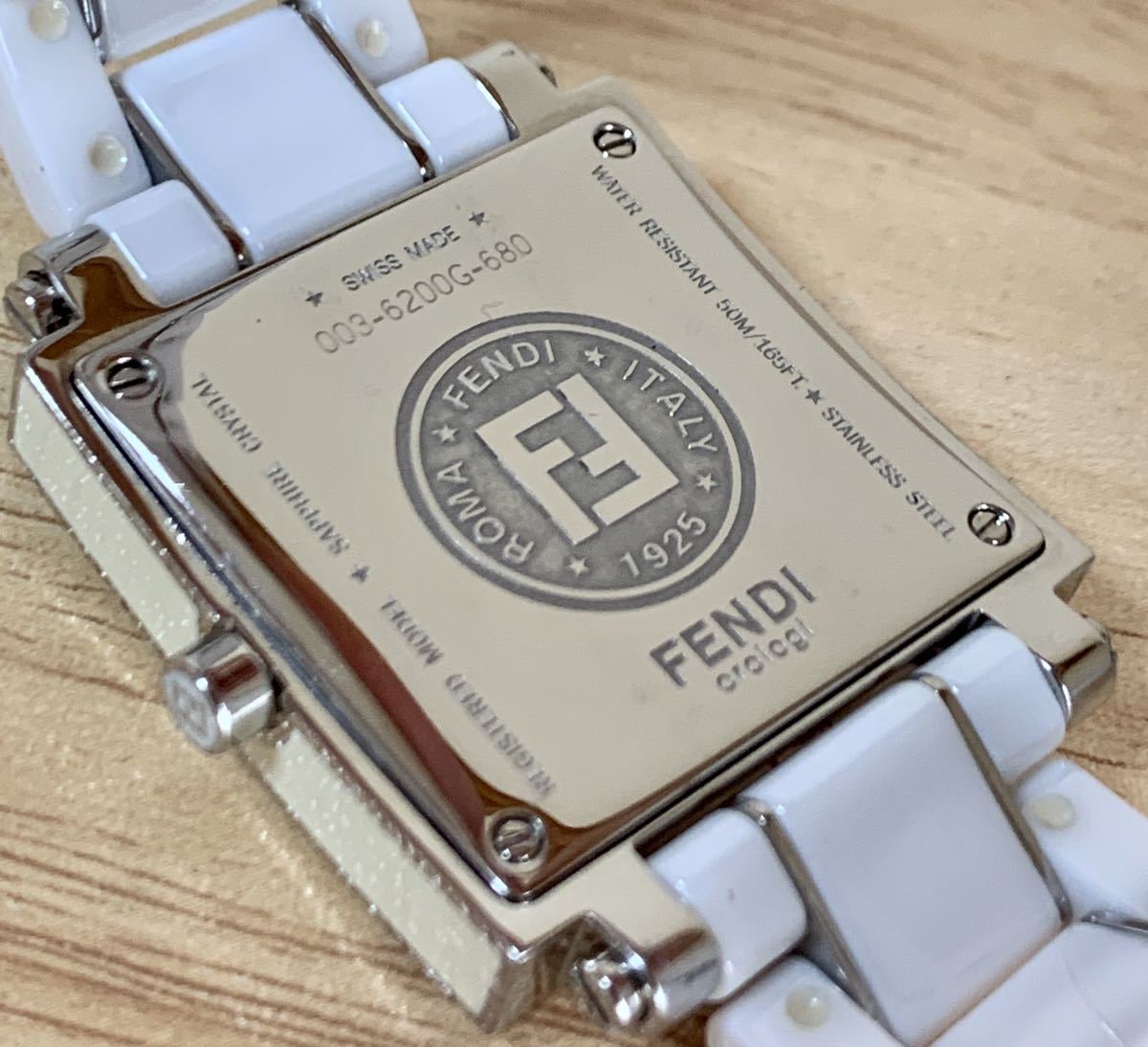 ネット特売 1円〜H 良品 FENDY フェンディ クアドロデイト6200G 