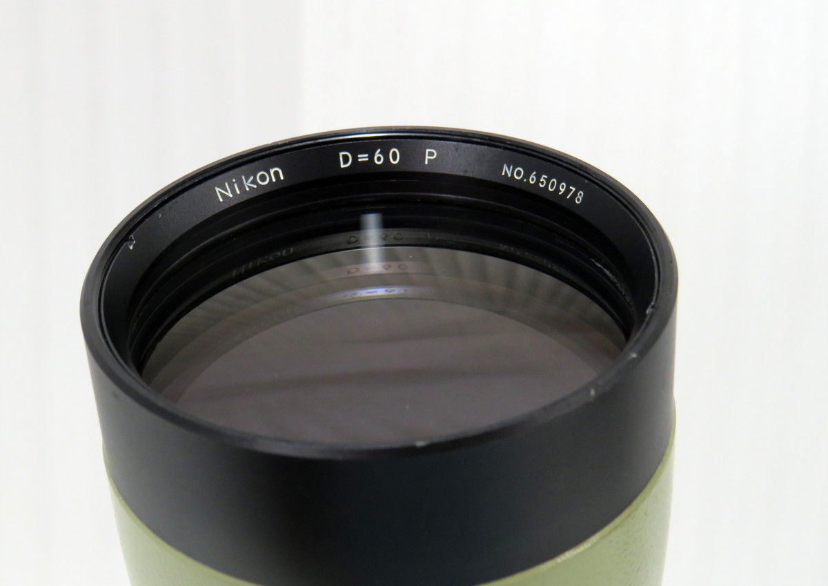 80☆Nikon ニコン FIELD SCOPE D=60 P 単眼鏡★0304-929 Nikon フィールドスコープ P III&frasl;IIIA ○○Nikon field