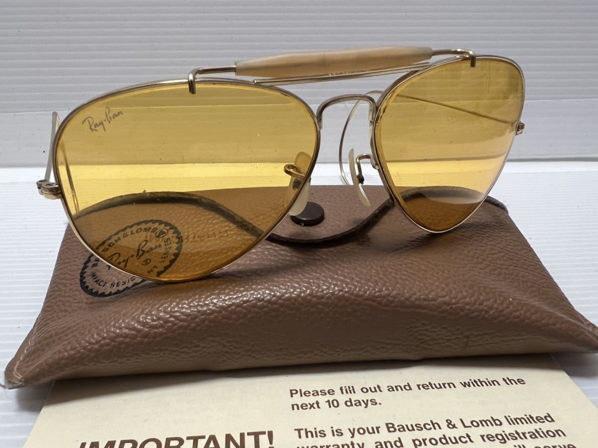 良品 B&L レイバン アンバーマチック アウトドアーズマン RAY BAN 