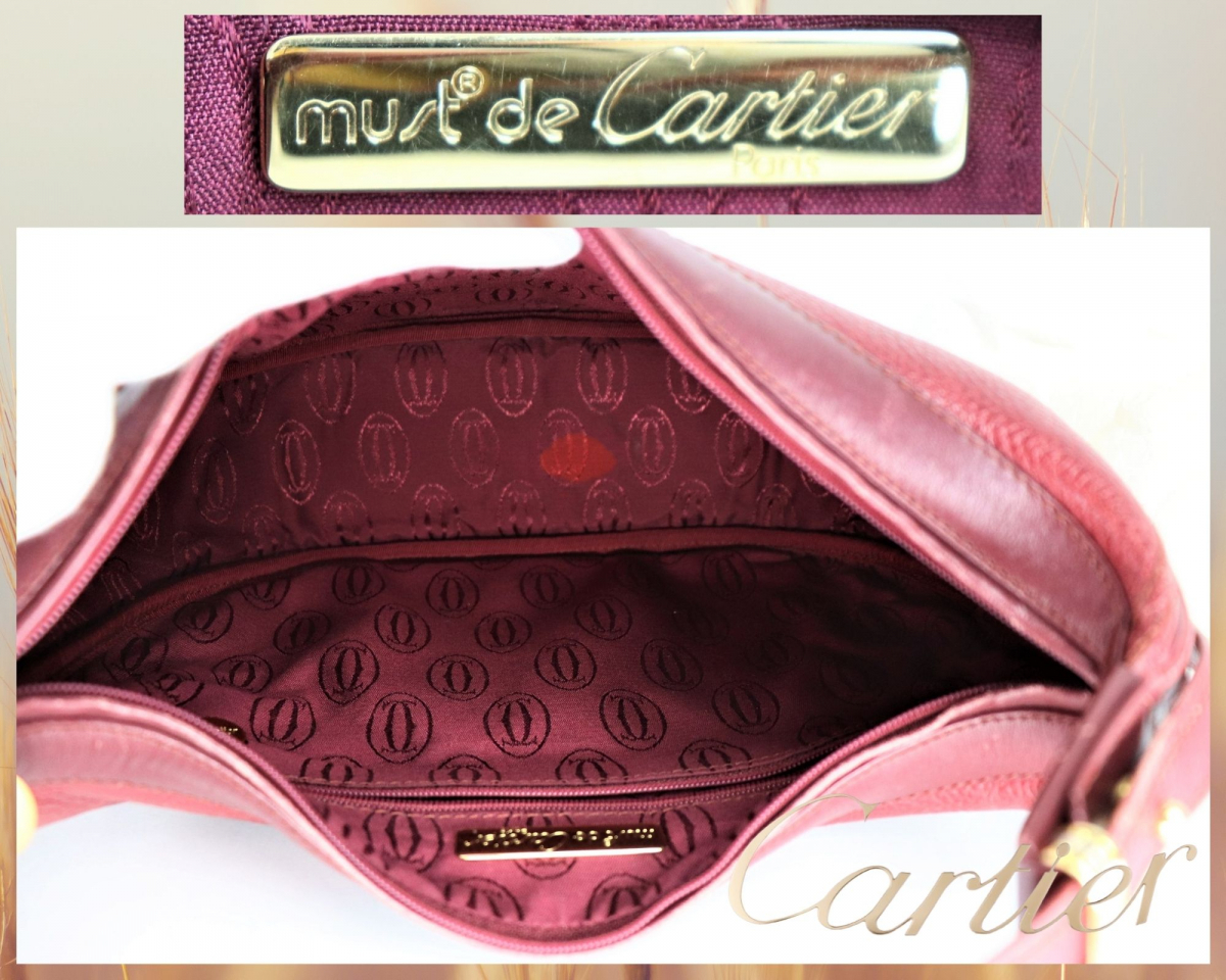 80s Vintage】 Cartier カルティエ 三日月 ショルダーバッグ