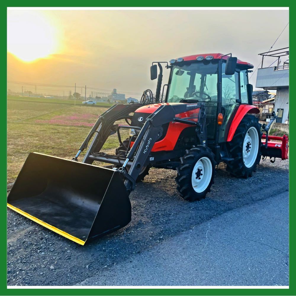 ★クボタトラクター★MZ605★60馬力★エアコン★パワステ★★中古トラクター★ 使用時間790時間★ フロントローダー付き★