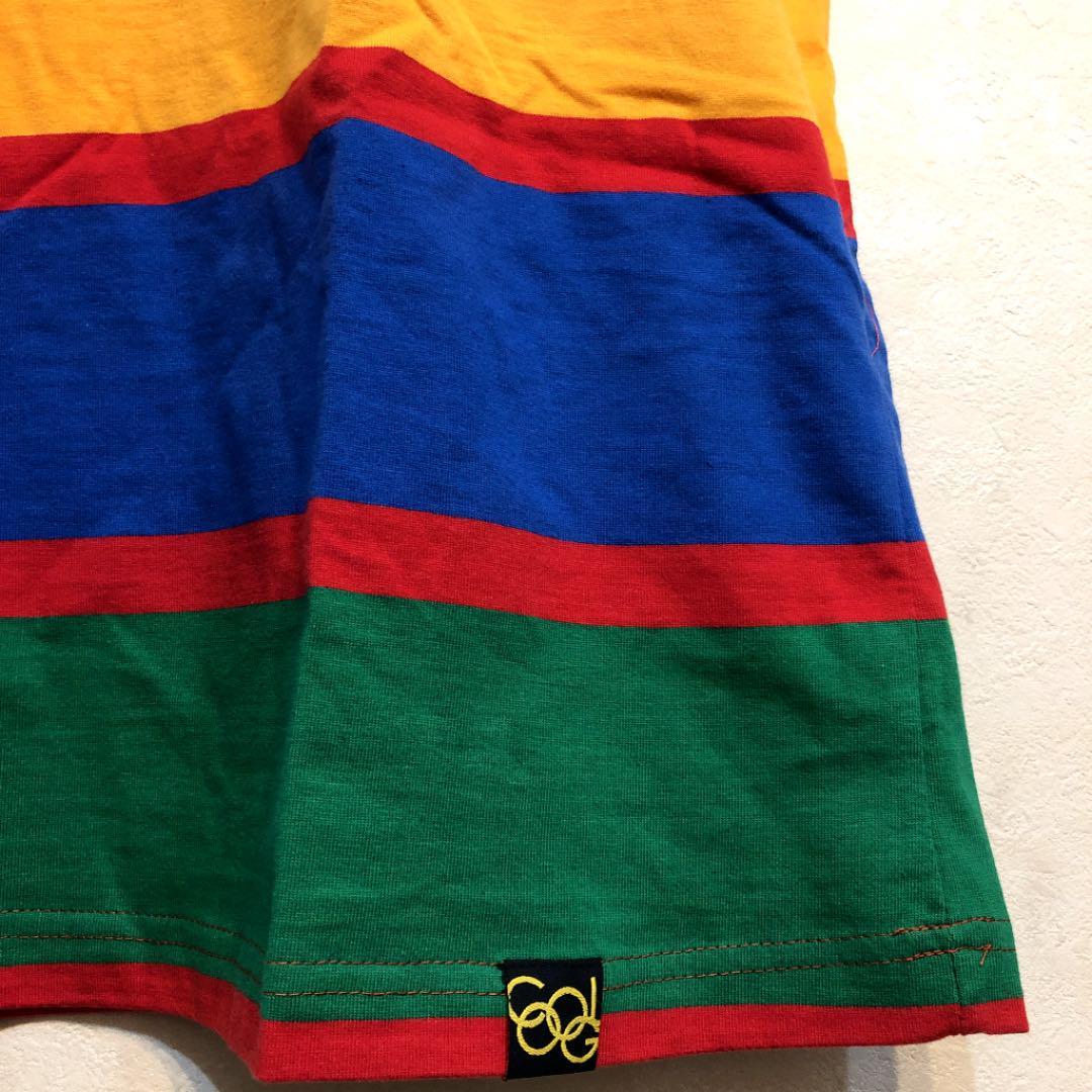 ◎ビンテージ【COOGI】size：XL ポロシャツ メンズ マルチカラー