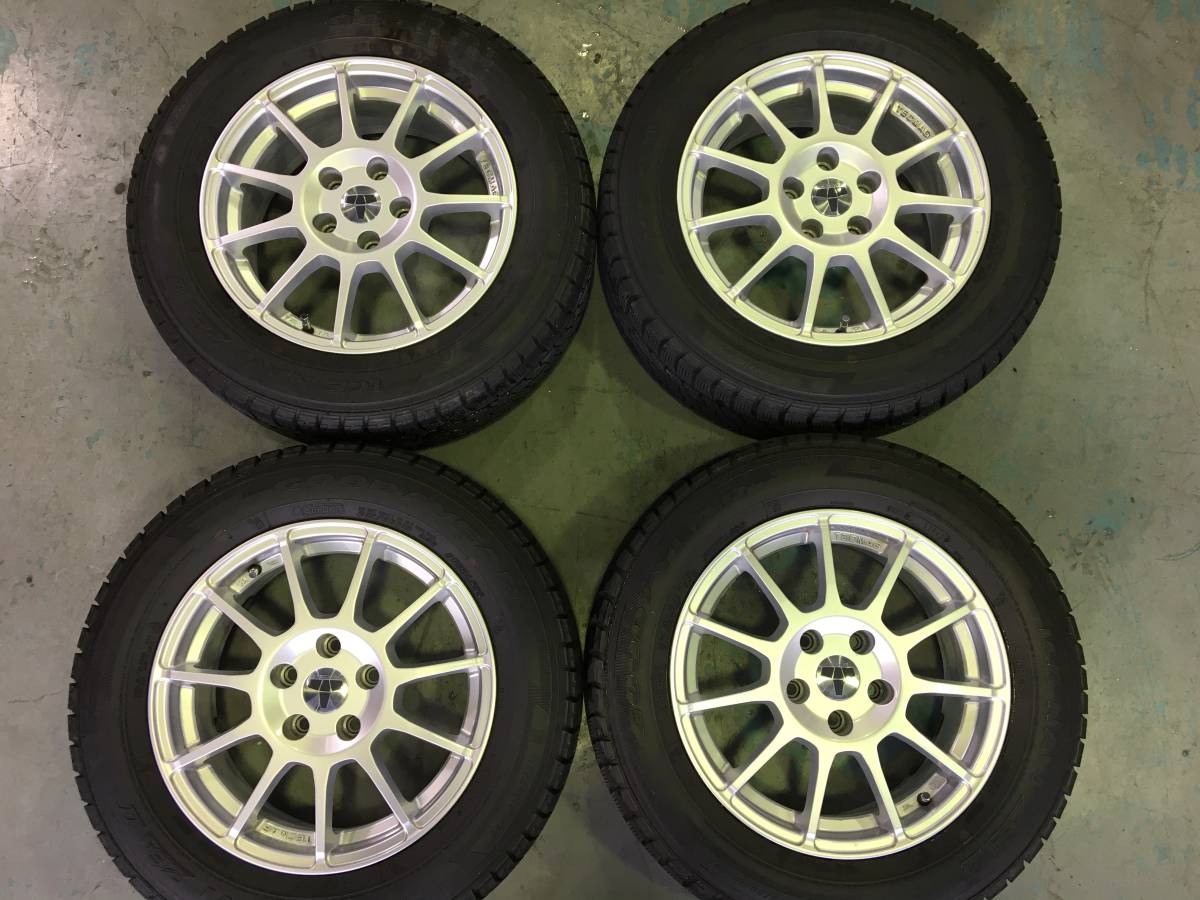 ホイール付きスタッドレス4本セット グッドイヤー ICE NAVI ZEA II 215 