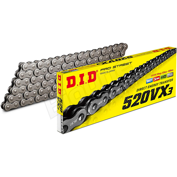 人気SALE，最新作 DID チェーン 520VX3-100ZB スチール KL250A KL250B KR250 KR250S DUCATI 350SS 400SS 600SS 620スポーツMONSTER600モンスター600 520-100L(チェーン、ベルト)｜売買されたオークション情報、yahooの商品情報をアーカイブ チェーン、ベルト