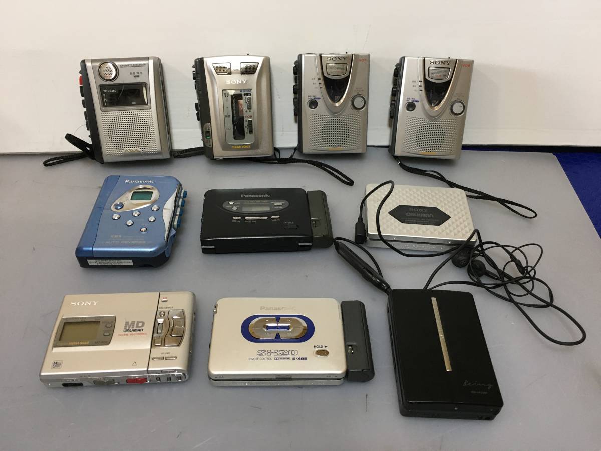 カセットプレーヤー WM-EX655 TCM-400など 10点セット ジャンクRT-1366