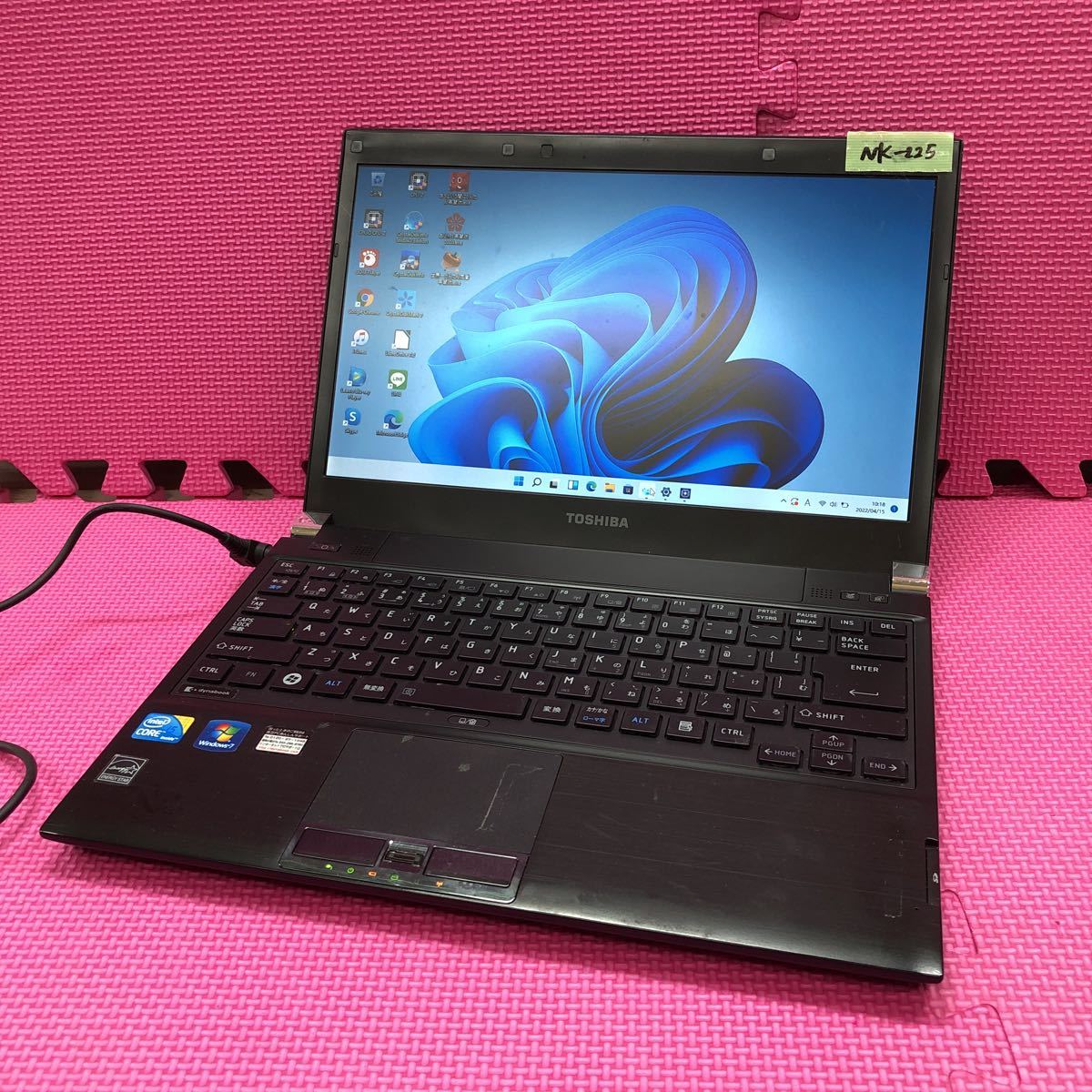 [値下げ]管理番号NK-225 ノートPC TOSHIBA PARX3T7MLFMA core i5 520M メモリ4GB HDD 320GB Windows11搭載　Windows10に変更可　激安