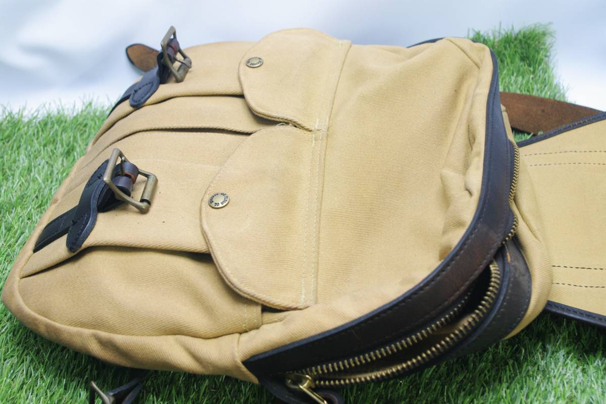 FILSON リュック オールド ヴィンテージ レザー 70262-TAN RUCKSACK 