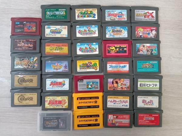 ジャンク】 GBAソフト33本セット マリオ、ポケモン、ファイアー 