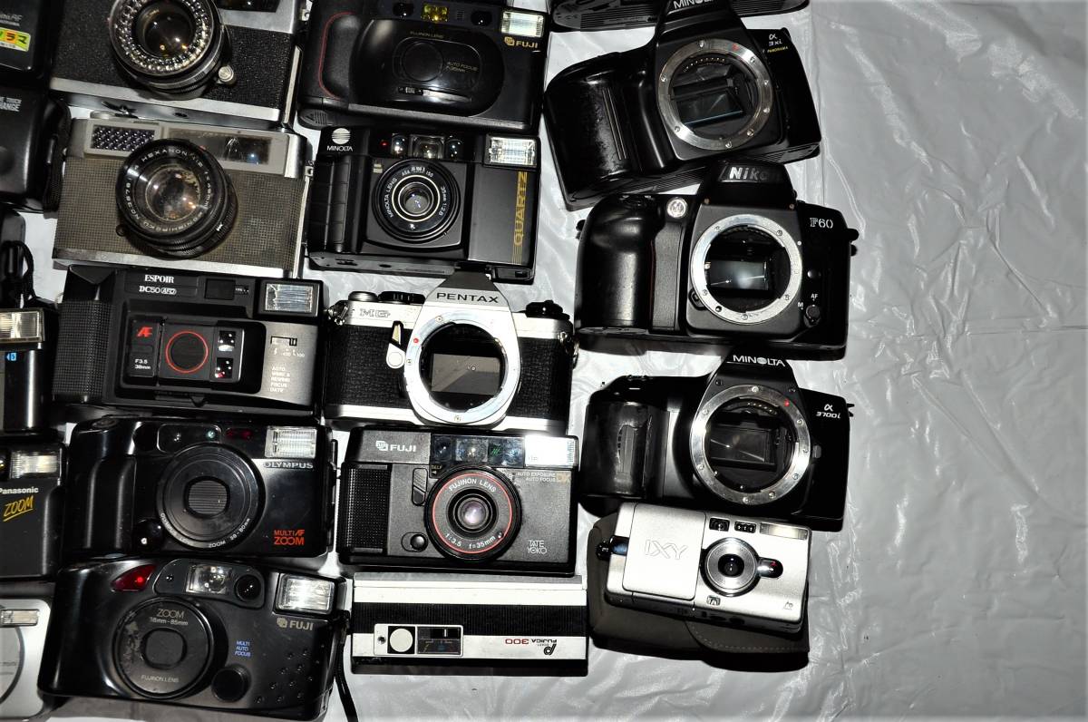 フィルムカメラ まとめ売り 40台 ジャンク 部品取り Canon OLYMPUS