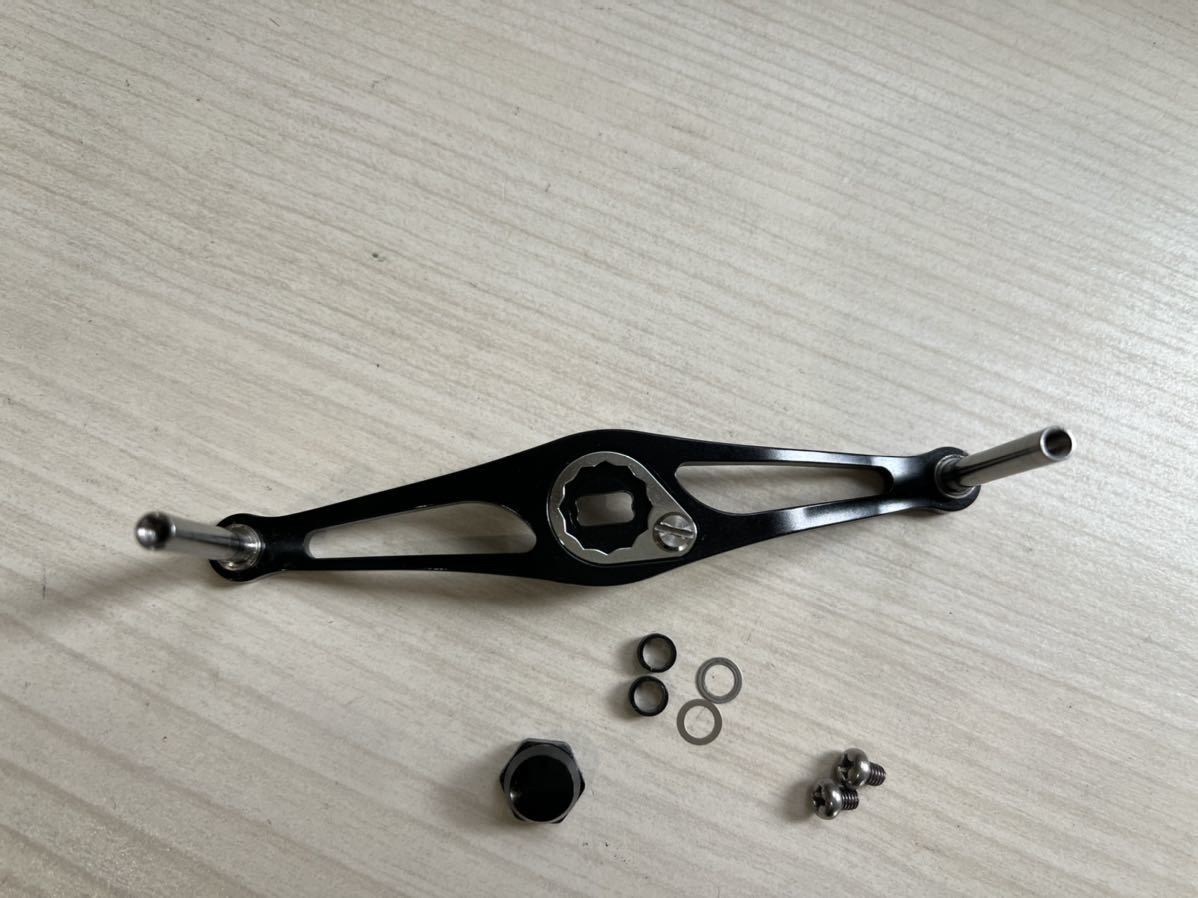 アベイル オフセットハンドル95㍉STi2ブラック シマノ用 美品 シマノ