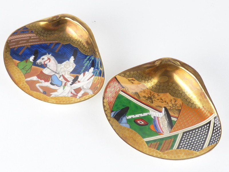 フランクリン画廊 徳川黎明会監修 源氏物語貝合せ 54点 フランクリン