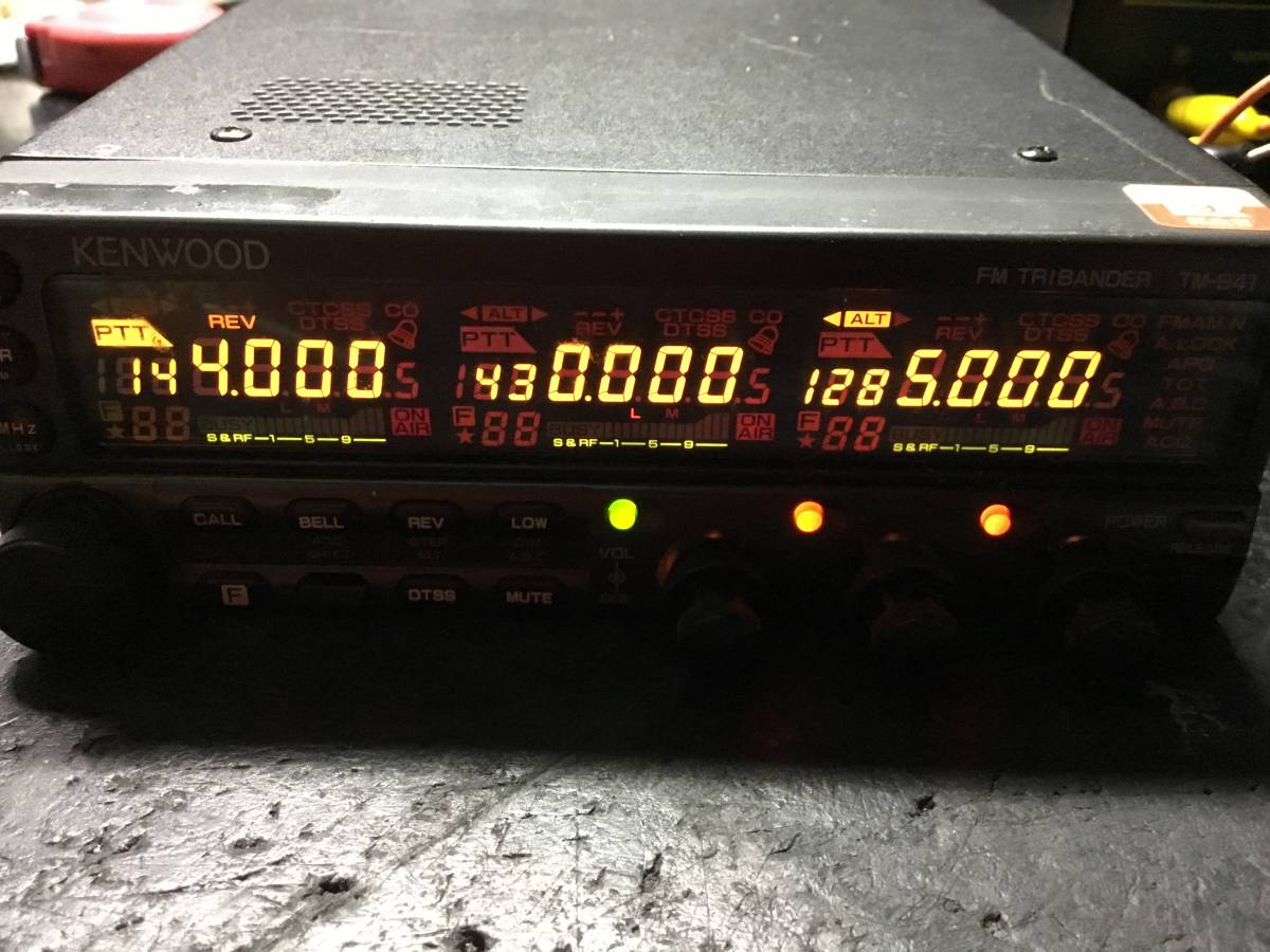 ◇◇KENWOOD TM-941 144/430/1200MHz 3バンド同時受信 FMモービル機
