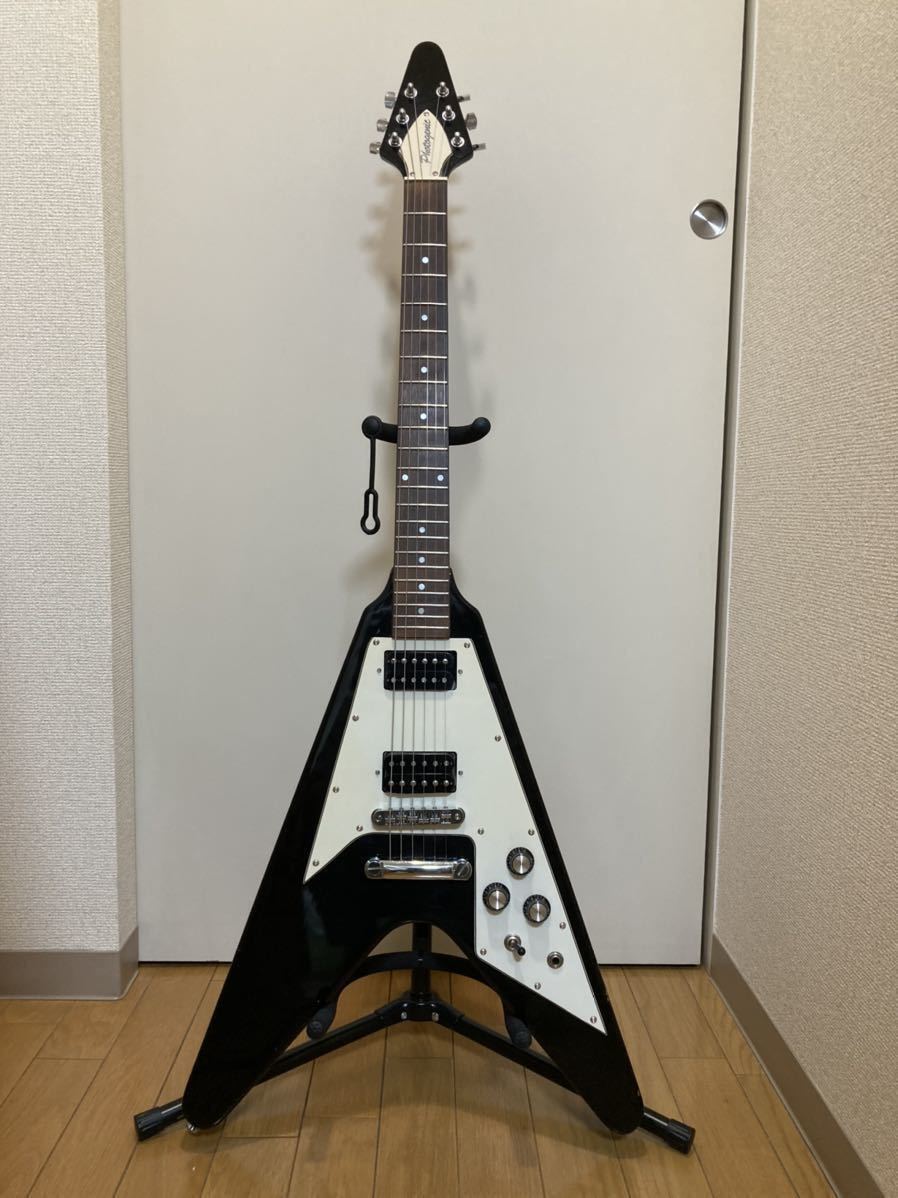 Photo Genic Flying V タイプ エレキギター 楽器・機材