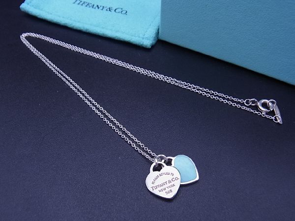定番，2025 1円 TIFFANY＆Co. ティファニー リターントゥティファニー 925 ネックレス アクセサリー シルバー系&times;ティファニーブルー a2827AA(ティファニー)｜売買されたオークション情報、yahooの商品情報 ティファニー