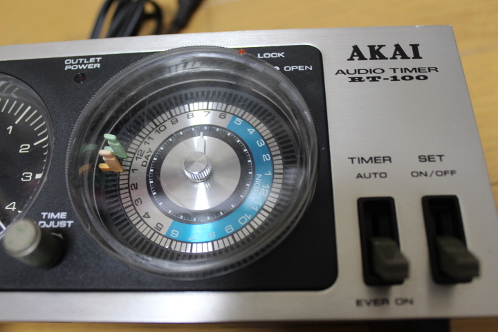 昭和レトロ AKAI 赤井電気株式会社 AUDIO TIMER RT-100 オーディオ