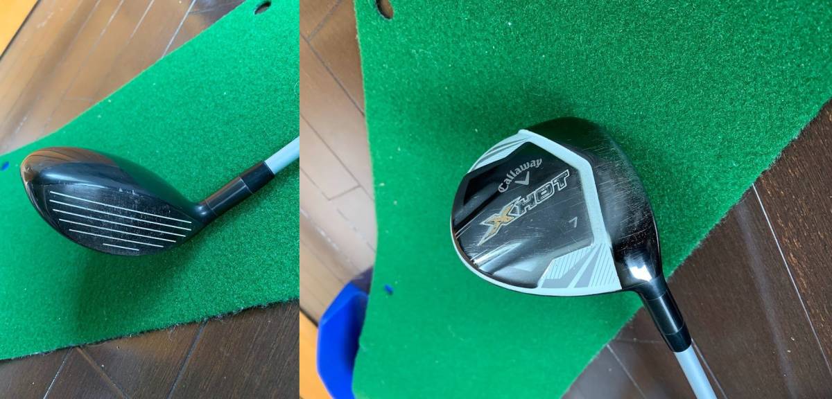 1円スタート 売り切り CALLAWAY 3本セット 3W 5W 7W XHOT  