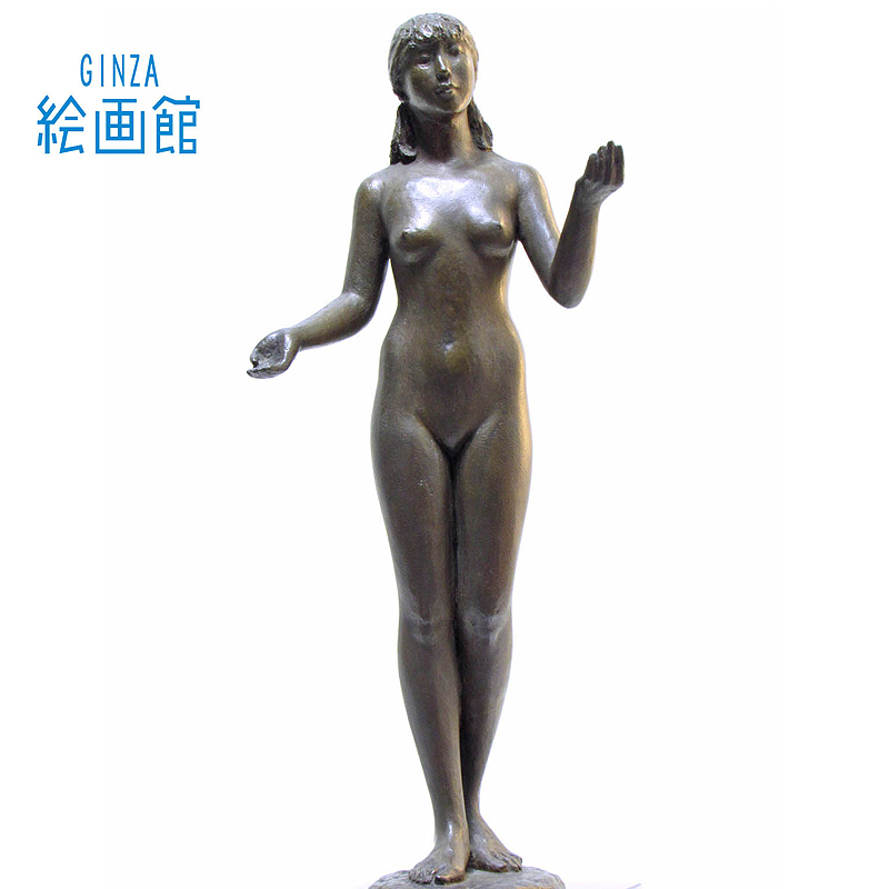 雨宮敬子 - 彫刻家 ブロンズ 女性像 Annual 約4.97㎏ 新栄堂 裸婦像」 雨宮
