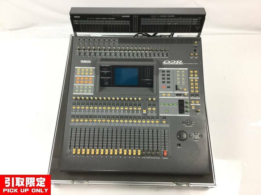 引取限定 発送不可】YAMAHA 02R デジタルミキサー W/H/D(台車含む):約