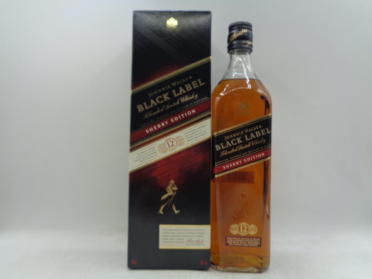 同梱OK商品】JOHNNIE WALKER BLACK LABEL 12年 ジョニー ウォーカー 黒