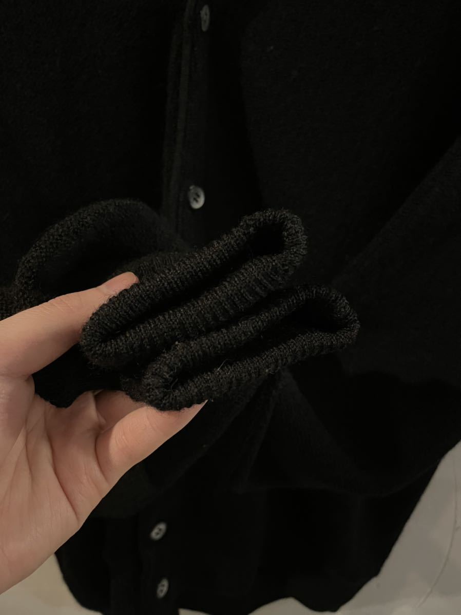 訳あり格安品★60's ROBERT BRUCE ロバートブルース アルパカカーディガン Lサイズ BLACK ブラック 格安 年代 古着 ンテージ vintage Bruce 60's 60～70s 60's～ BRUCE霜降りグレー アクリル