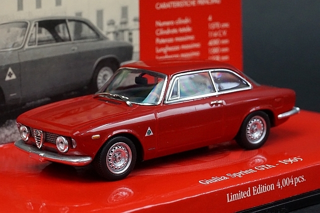 PMA ミニチャンプス 1/43 Alfa Romeo アルファロメオ Giulia Sprint 