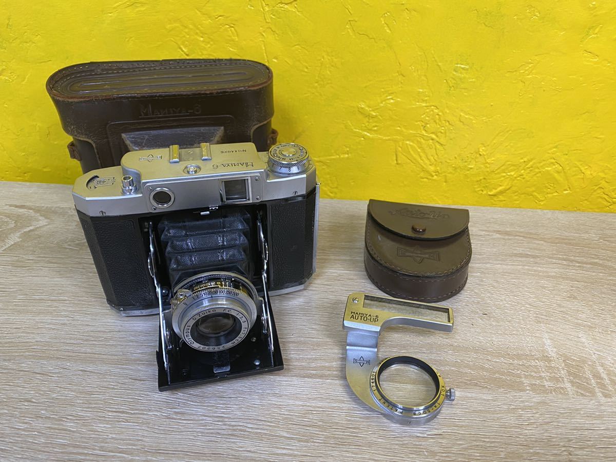 年代物】MAMIYA-6 マミヤ シックス Olympus D.Zuiko F.C. 1:3.5 f=7.5