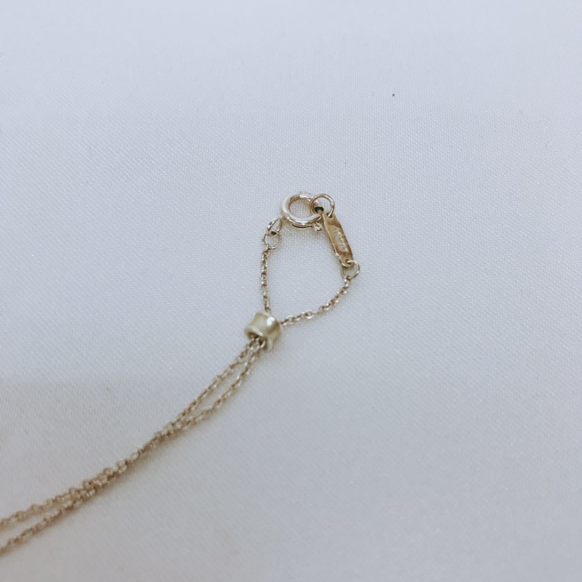 B0220 美品 ティファニー ネックレス ペンダント 1837 3連 インター 