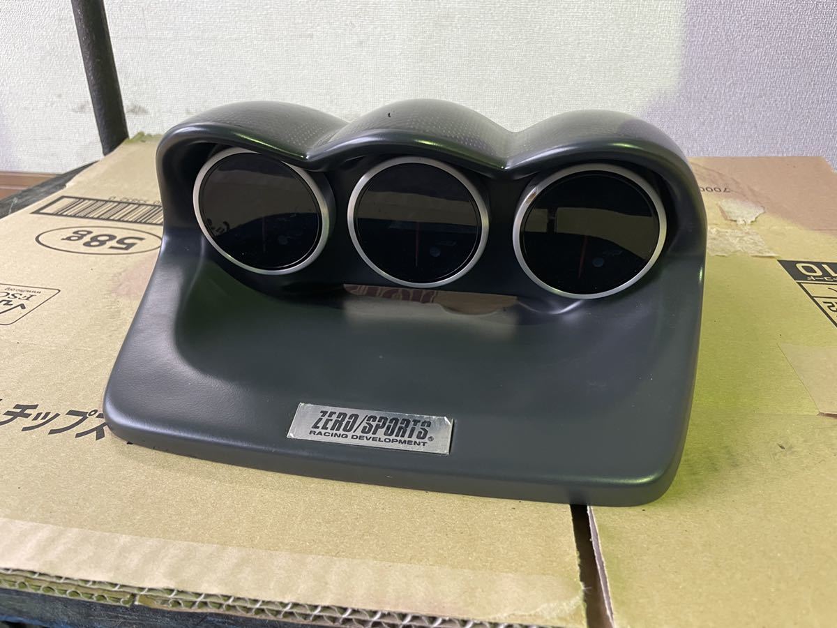 ZERO SPORTS ゼロスポーツ デュアルメーターフード（マットグレー塗装 