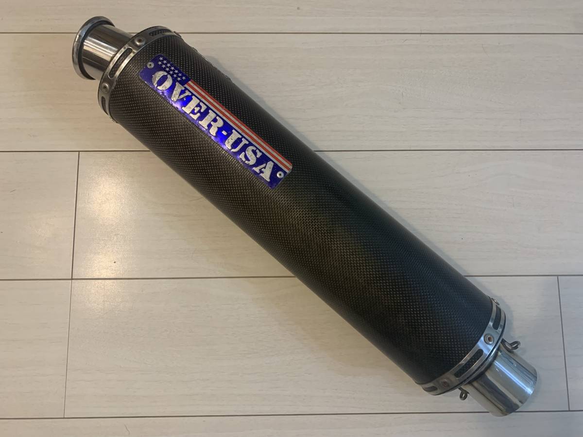 USAオーヴァーレーシングOVER RACING☆カーボンサイレンサー☆汎用 