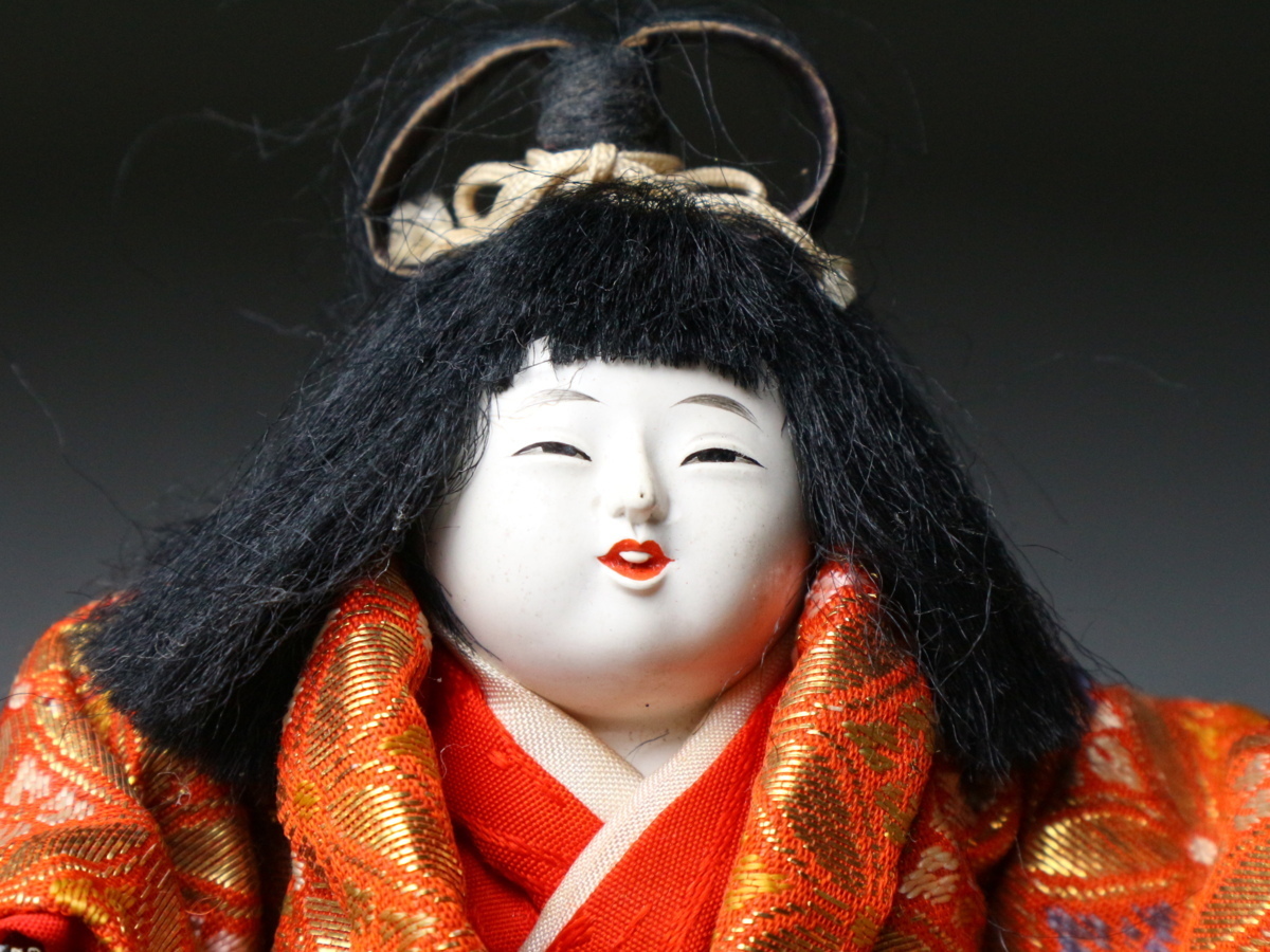 美術品・アンティーク・コレクション 市松人形 日本人形 伝統工芸品 扇子