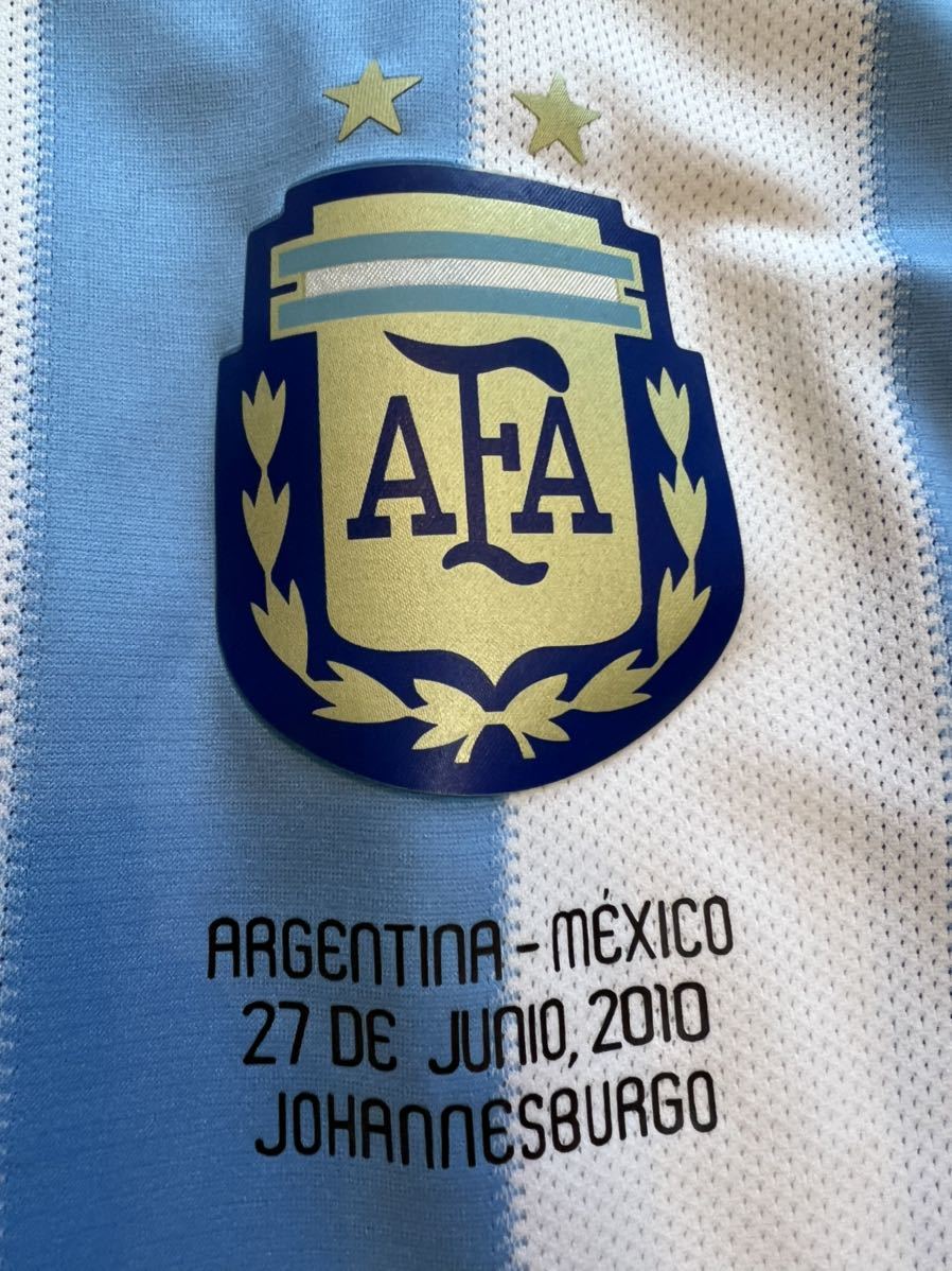 アルゼンチン代表メッシ 2010ワールドカップ メキシコ戦支給品(実使用