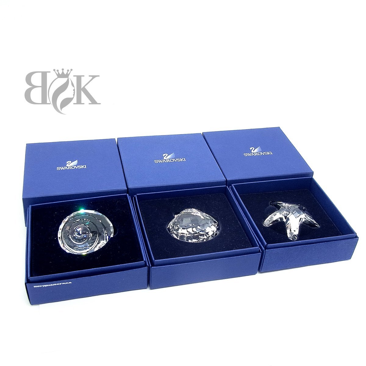 スワロフスキー 置物 SWAROVSKI - SCS パール貝の通販 貝 会員限定品 