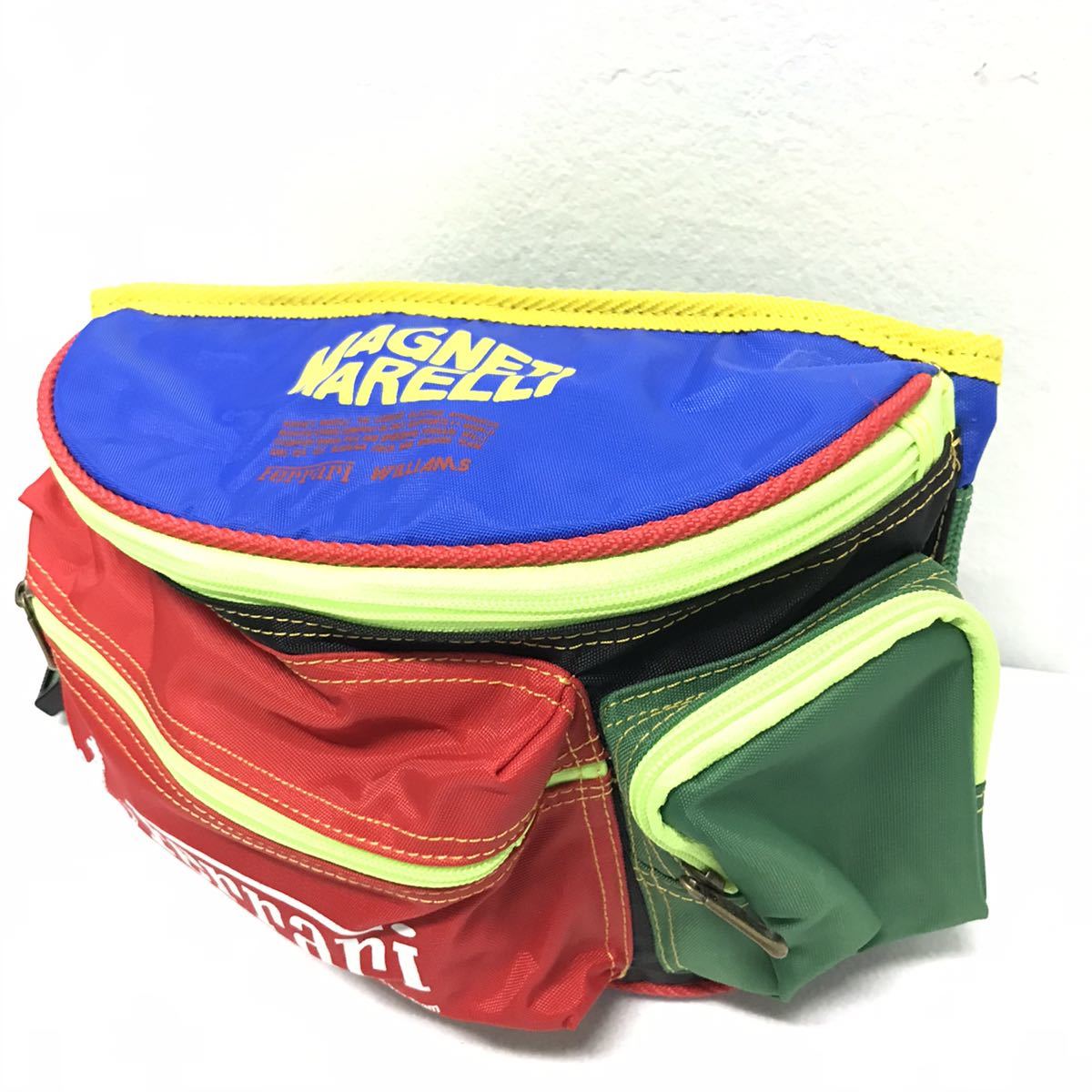 CD438◇MAGNETI MARELLI マニエッティ マレリ◇ ウエストバッグ マルチ 