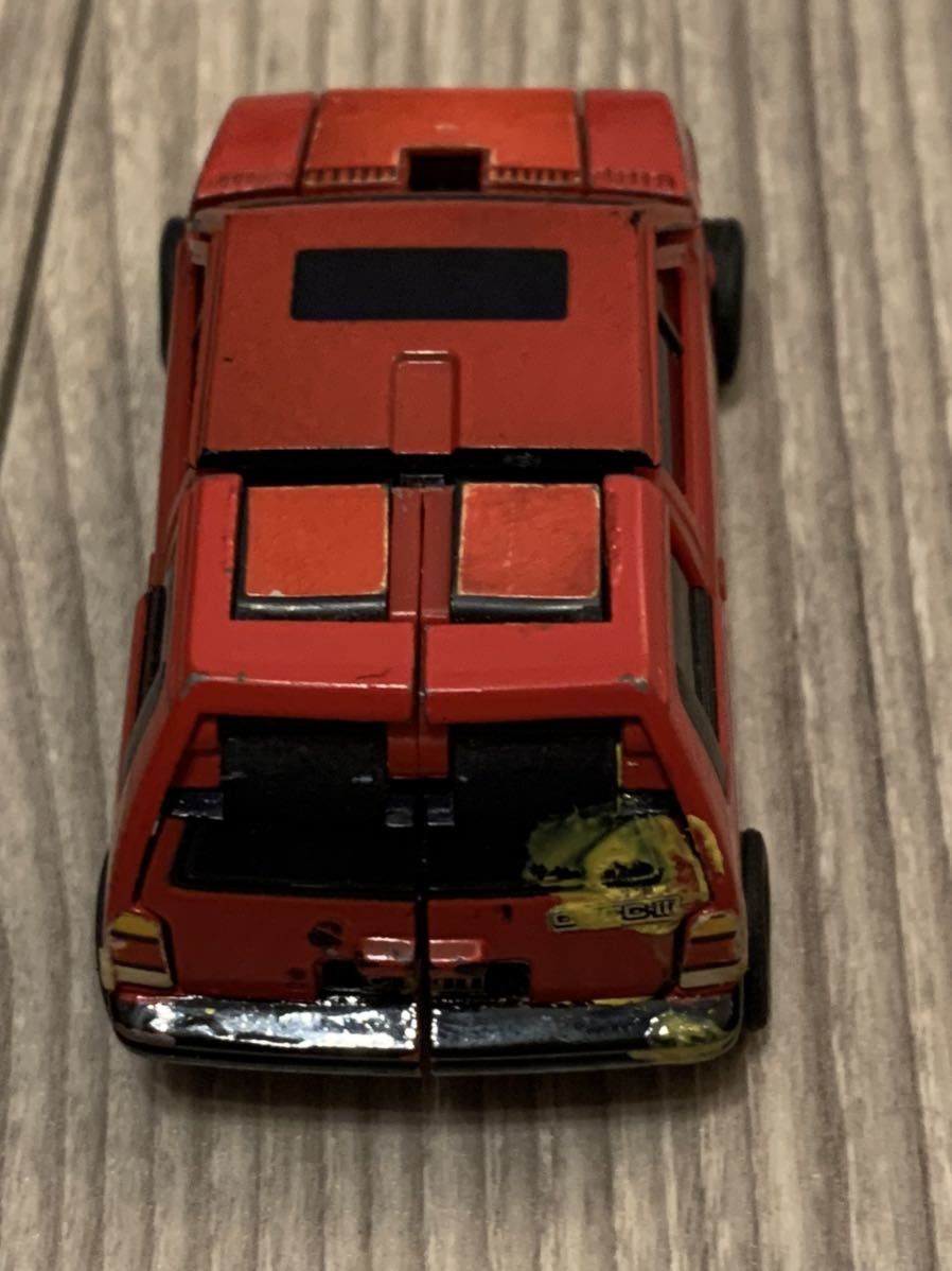 当時物 旧タカラ ダイアクロン カーロボット No.6 ホンダシティR CITY 